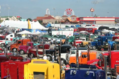 truck iowa stop stops truckers worlds truckstop trucker largest