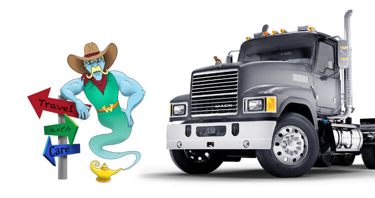Trucker Genie and Semi Truck